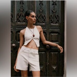 Zara Denim Mom Fit Shorts | NWT